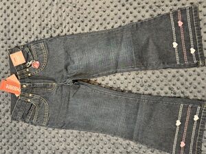 NWT Gymboree Tres Chic Jeans Heart Embroidery 5